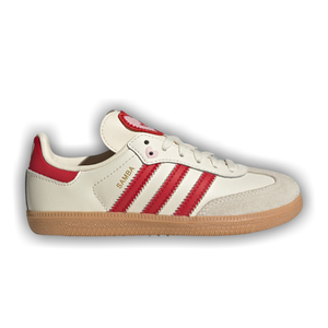 adidas Samba OG K 'Cream White Better Scarlet Gum'