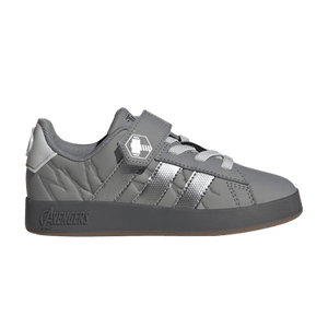 Marvel Avengers x adidas Grand Court Little Kid 'Grey Silver Metallic'