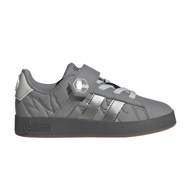 Marvel Avengers x adidas Grand Court Little Kid 'Grey Silver Metallic'