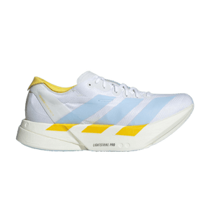adidas Wmns Adizero Adios Pro 4 'Cloud White Glow Blue Yellow'