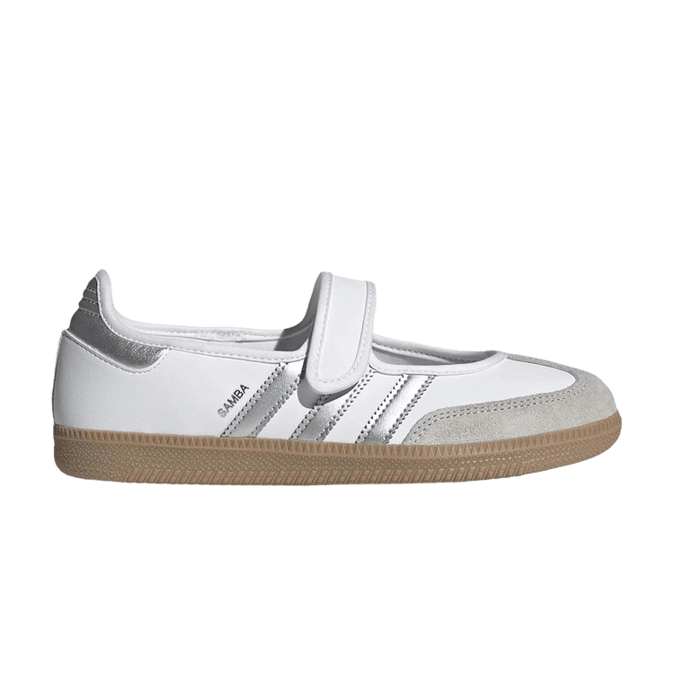 adidas Wmns Samba Jane 'Footwear White Silver Metallic Gum' KJ3785