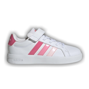 adidas Grand Court 3.0 Little Kid 'Cloud White Pink Fusion'
