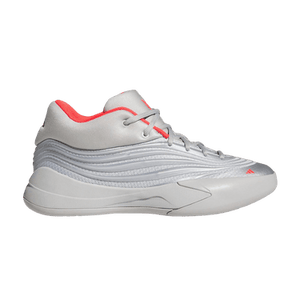 adidas Dame 10 'Silver Metallic Lucid Red'