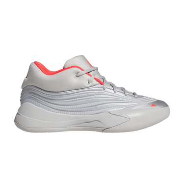 adidas Dame 10 'Silver Metallic Lucid Red'