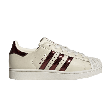 adidas Wmns Superstar II 'Off White Maroon Gold Metallic'