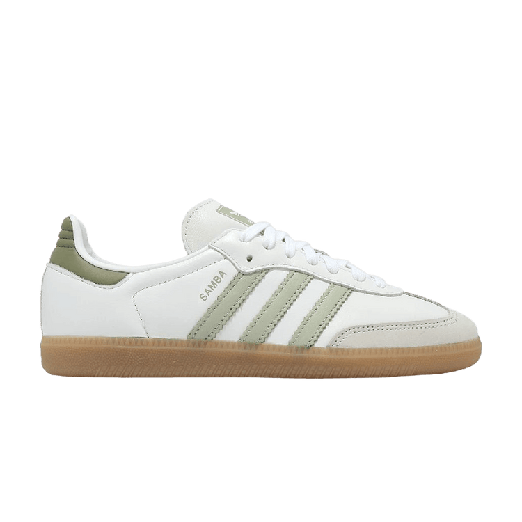 adidas Wmns Samba OG 'Cloudhite Halo Green Tent Green' KJ7517