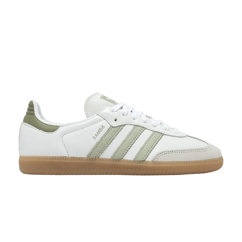 adidas Wmns Samba OG 'Cloudhite Halo Green Tent Green' KJ7517