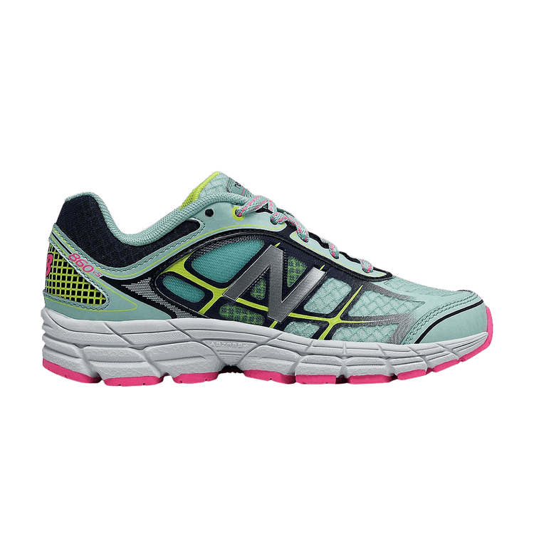 New Balance 860v5 Wide Kids 'Blue Pink' KJ860ODY W