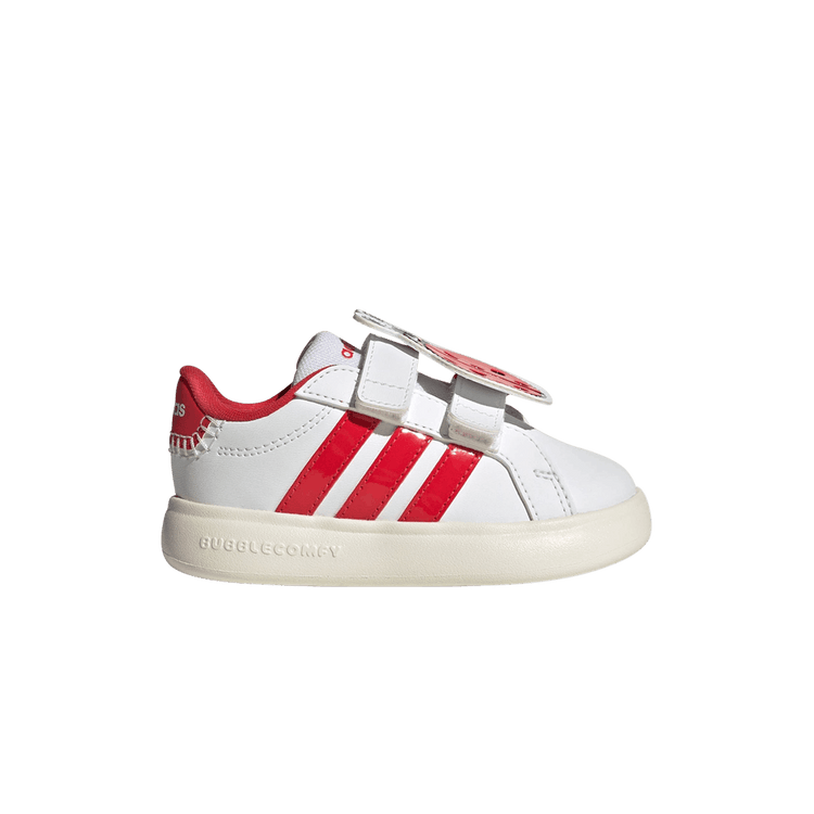 adidas Grand Court 3.0 Bubble TD 'Cloud White Pure Ruby Off White' KJ8652