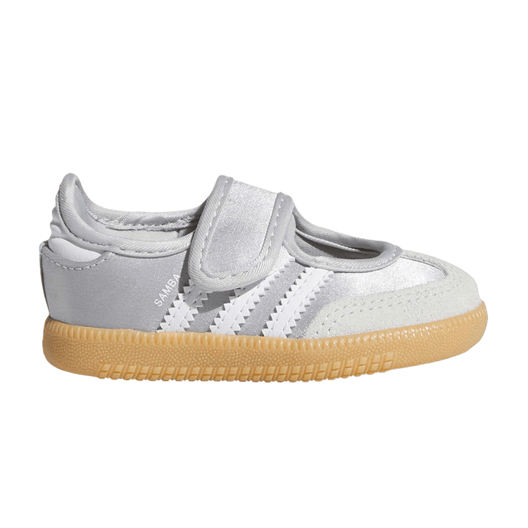 adidas Samba Jane J 'Silver Metallic Cloud White Gum' KJ9993