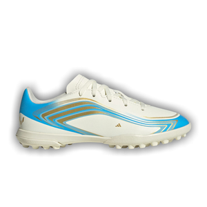 adidas F50 Messi Club TF Little Kid 'Ivory Semi Blue Burst'
