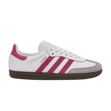adidas Samba J 'White Magenta'