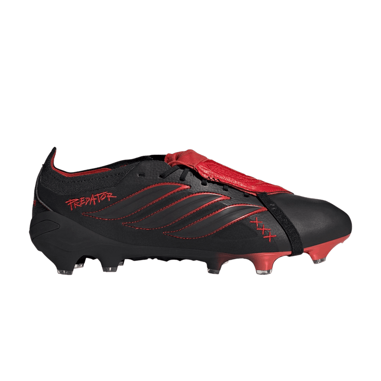 adidas Predator Elite Fold-Over Tongue FG 'Core Black Vivid Red' KK4190