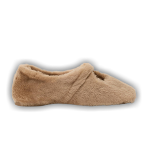 Loewe Wmns Shearling Pebble Soft Ballerina Shoe 'Oak'