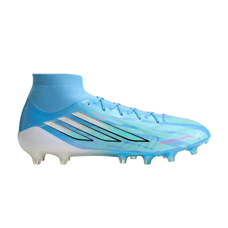 Trinity Rodman x adidas Wmns F50 Sparkfusion Elite Mid FG AG 'Semi Blue Burst Lucid Pink' LA4040