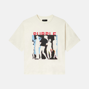 PURPLE BRAND Jersey Oversized T-Shirt 'Off White'