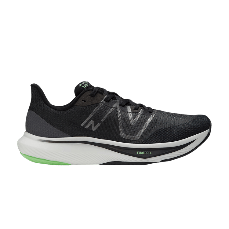 New Balance FuelCell Rebel v3 2E Wide 'Black Vibrant Spring' MFCXMB3 2E