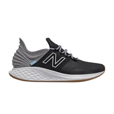 New Balance Fresh Foam Roav 2E Wide 'Tee Shirt - Black Light Aluminum'