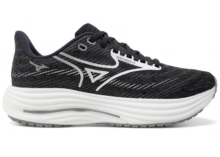 Mizuno Wave Rider 29 Black Sand White Black (Women's) J1GD250322