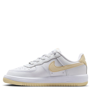 Nike Force 1 Low EasyOn PS 'White/White/Light Khaki'