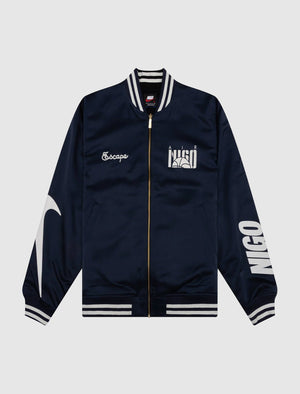 Nike x NIGO Coach Jacket 'Midnight Navy/Black'