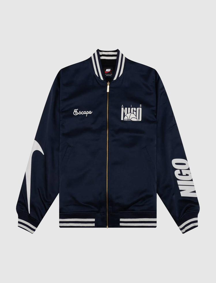 Nike x NIGO Coach Jacket 'Midnight Navy/Black'