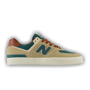 New Balance Numeric 574 Vulc 'Tan Forest Green'