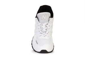 New Balance 574 Rugged 'White Black Leather'