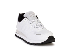 New Balance 574 Rugged 'White Black Leather'