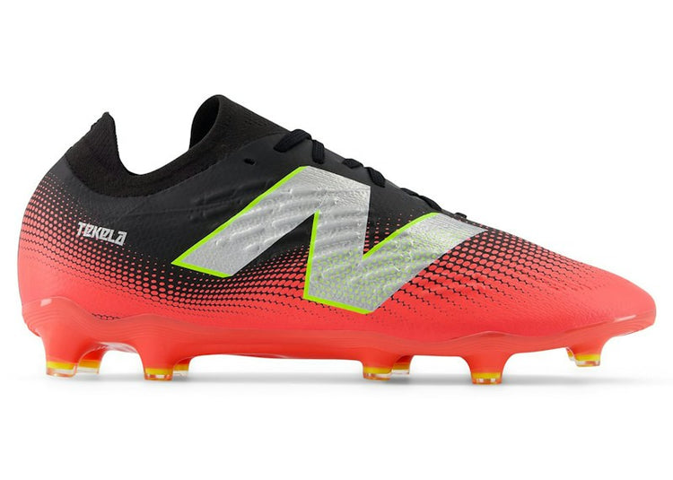 New Balance Tekela Magia V4+ Low Laced FG Black Energy Red Metallic Silver ST2FLR45