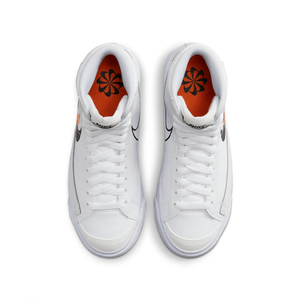 Nike Blazer Mid Next Nature GS 'Multi-Swoosh - White Bright Mandarin'