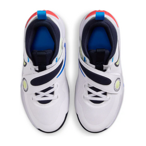 Nike Team Hustle D11 GS 'White Photo Blue Light Lemon Twist'