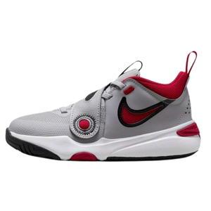 Nike Team Hustle D11 PS 'Cement Grey Gym Red'