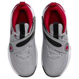 Nike Team Hustle D11 PS 'Cement Grey Gym Red'