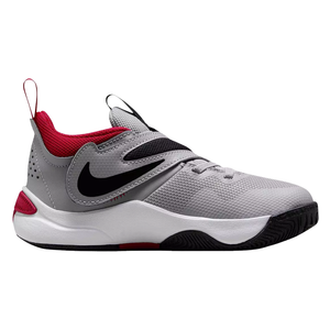Nike Team Hustle D11 PS 'Cement Grey Gym Red'