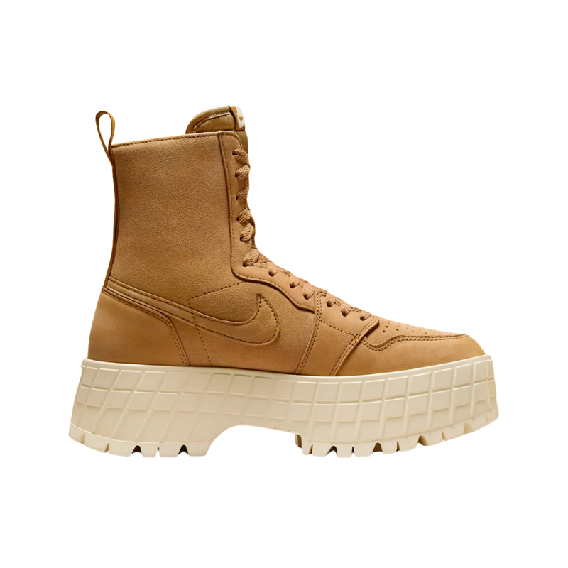 Wmns Air Jordan 1 High Brooklyn 'Wheat Muslin'