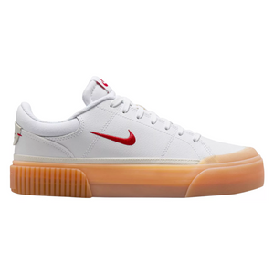 Nike Wmns Court Legacy Lift 'White University Red Gum'