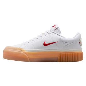 Nike Wmns Court Legacy Lift 'White University Red Gum'
