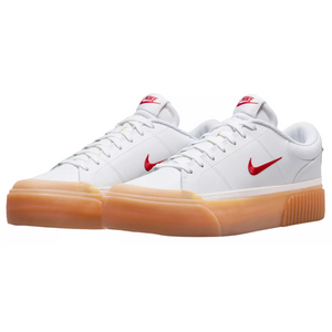 Nike Wmns Court Legacy Lift 'White University Red Gum'