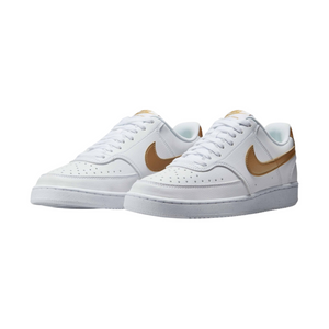 Nike Wmns Court Vision Low Next Nature 'White Metallic Gold'