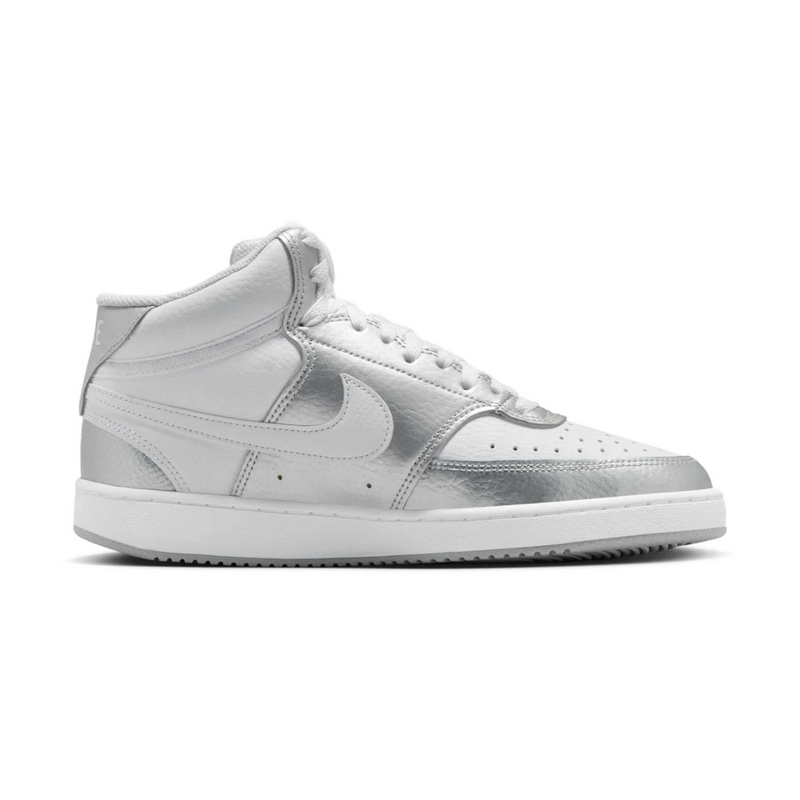 Nike Wmns Court Vision Mid 'Metallic Silver White'
