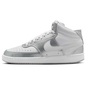Nike Wmns Court Vision Mid 'Metallic Silver White'