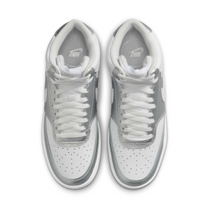 Nike Wmns Court Vision Mid 'Metallic Silver White'