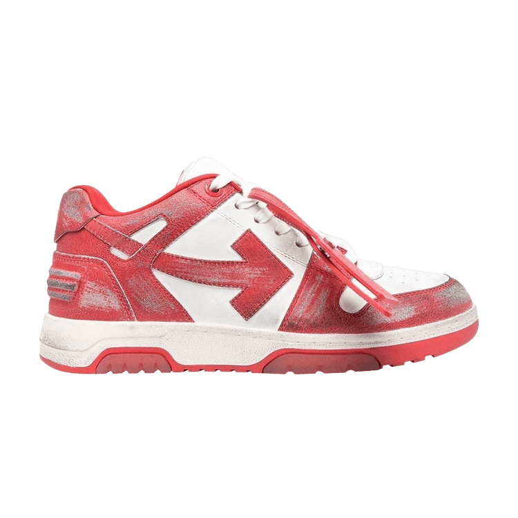 Off-White Out of Office Vintage Leather 'White Red' OMIA189F22LEA011 0125