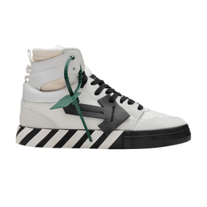 Off-White High Top Vulcanized 'White Black'