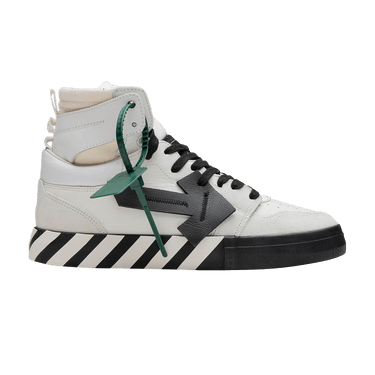 Off-White High Top Vulcanized 'White Black'