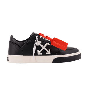Off-White Vulcanized Leather Sneaker 'Black White'