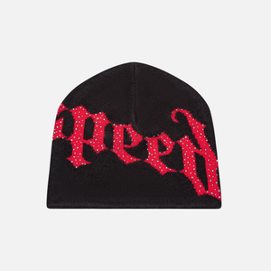 Godspeed OG Logo Studded Beanie 'Black/Red'