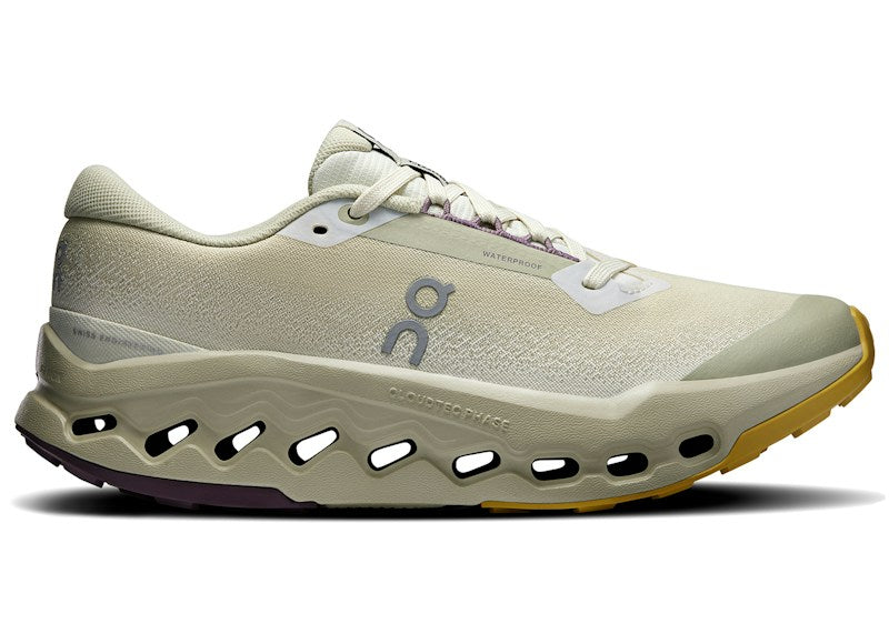 On Running Cloudsurfer Trail 2 Waterproof Ghost Chalk (Women's) 3WF30124725