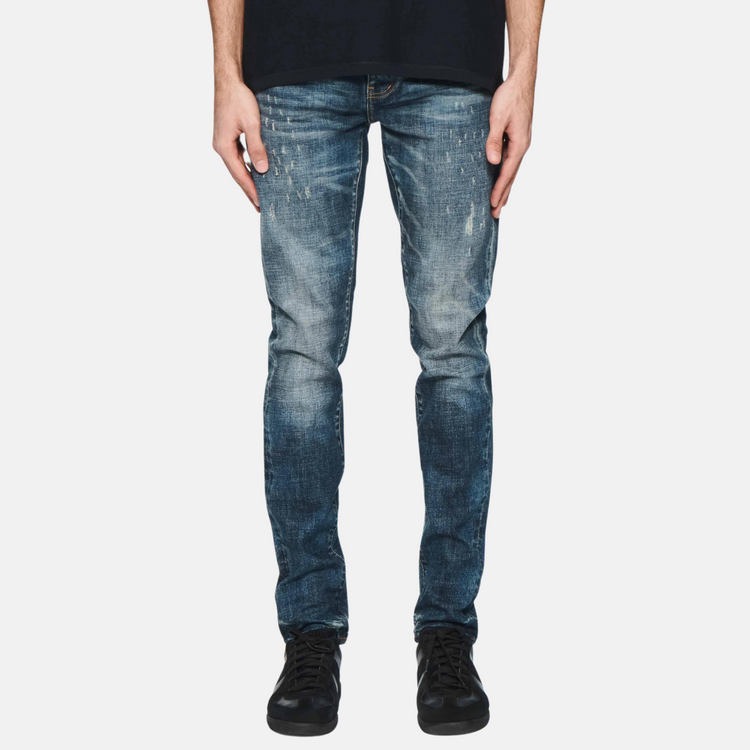 PURPLE BRAND Perforated Denim 'Indigo'